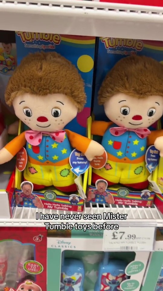 Home Bargains are selling Mr Tumble toys for £7.99