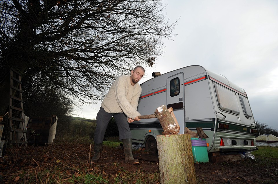 In 2007, Mark found an unwanted campervan going for free and a plot of land in exchange for volunteering