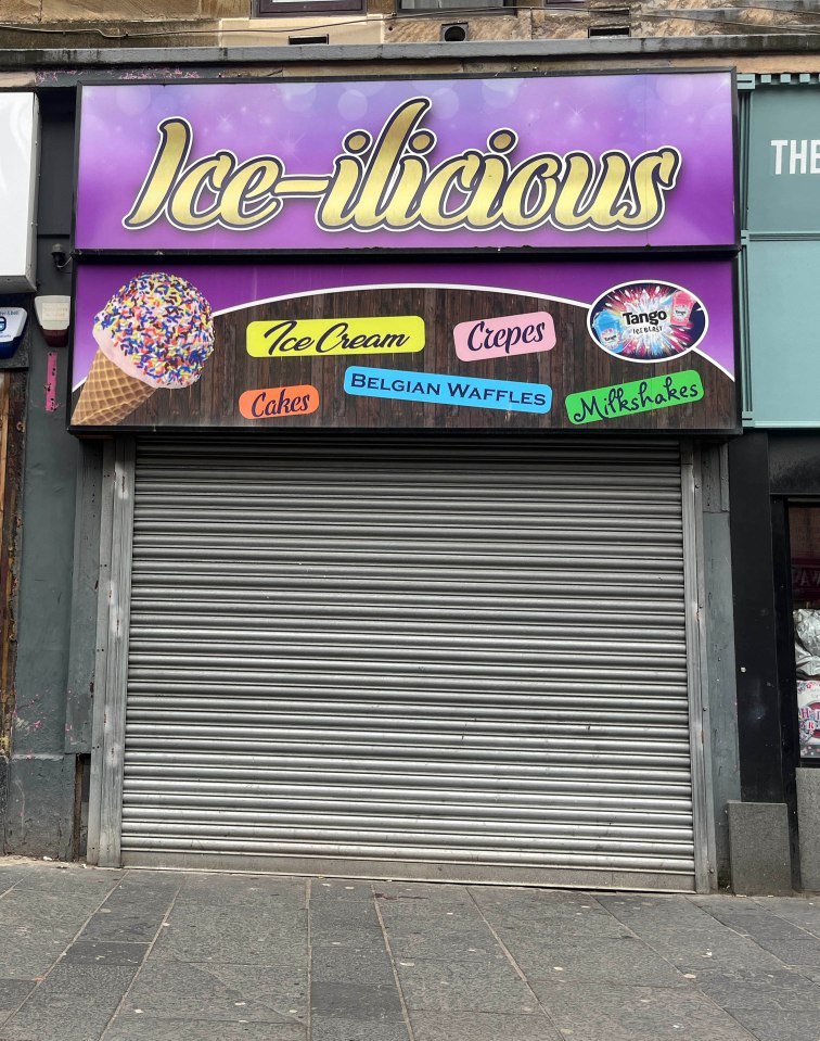 An ice-cream shop belonging to the Iceman's wife Caroline