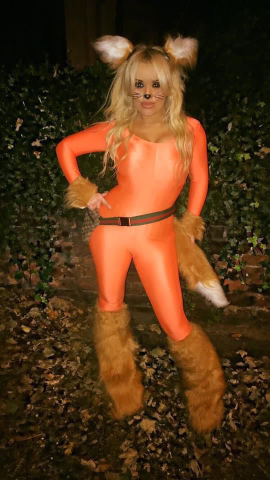 Carolyn Anderson says she won't stop wearing sexy outfits for Halloween just because she's a mum