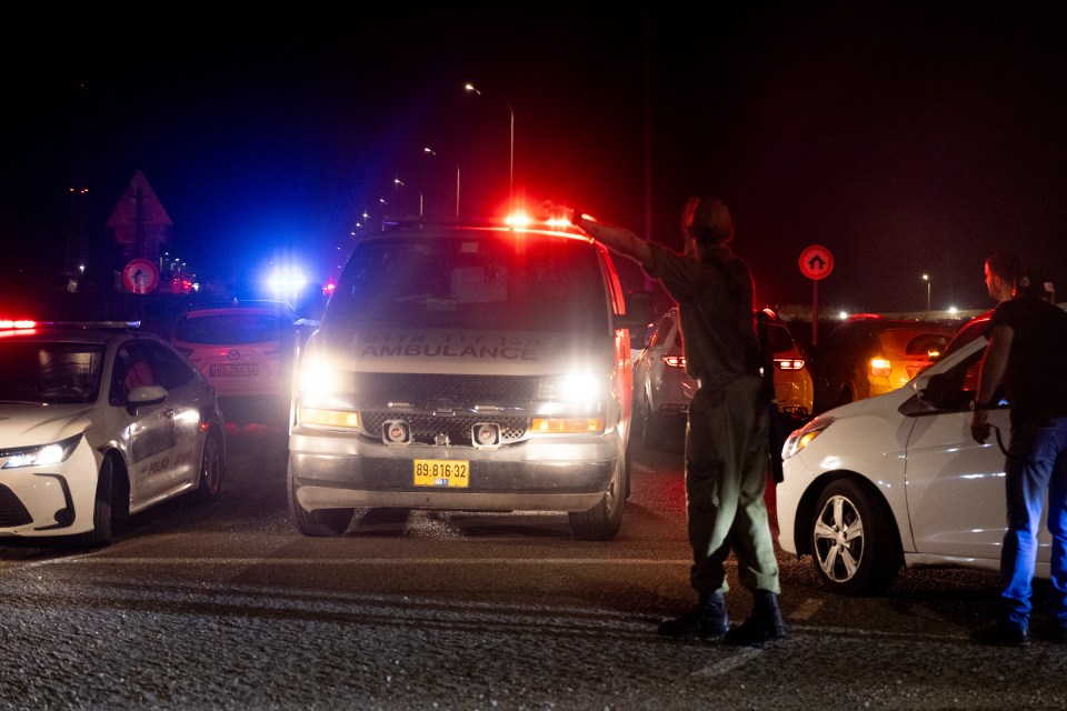 Images from the scene show a line of ambulances arriving to evacuate the injured