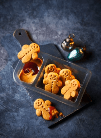 The new 'Spiced Peanut Butter & Jam with Gingerbread Men' is described as 'almost too cute to eat'