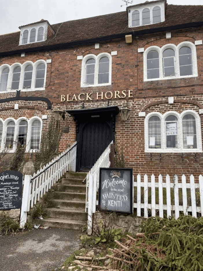 The couple think the village is 'lovely'