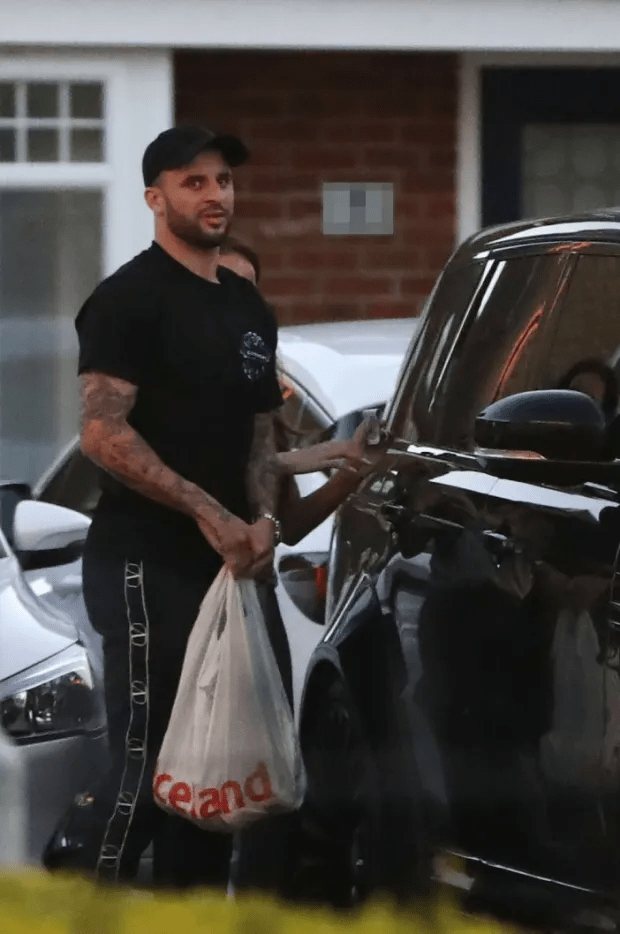 Kyle Walker out and about in Cheshire in 2020