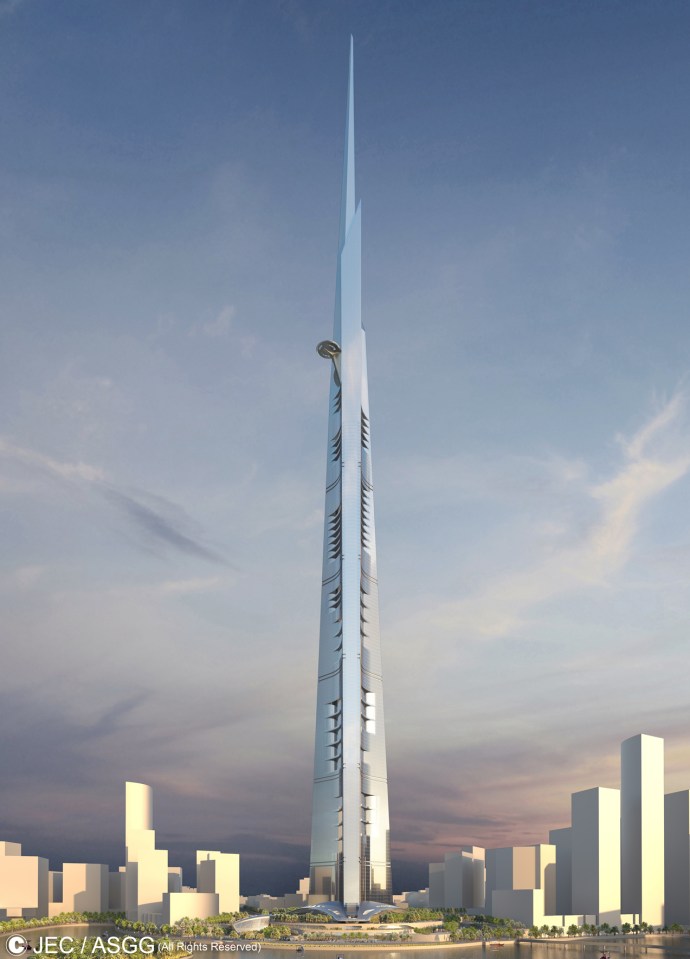 an artist 's impression of the tallest building in the world