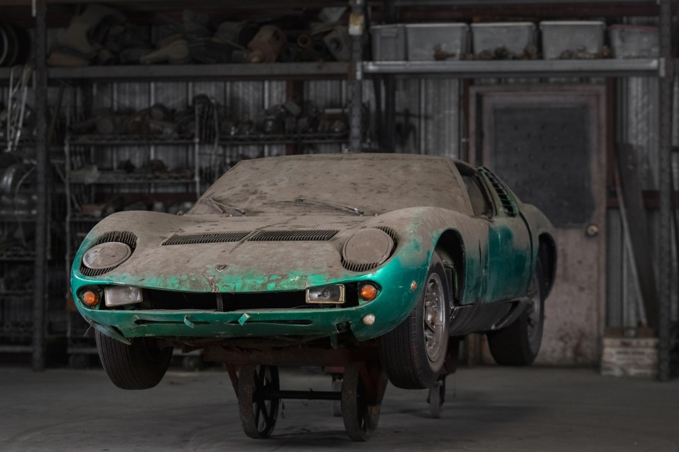 A stunning fleet of abandoned cars that sat in a junkyard for decades were recently sold off at an auction