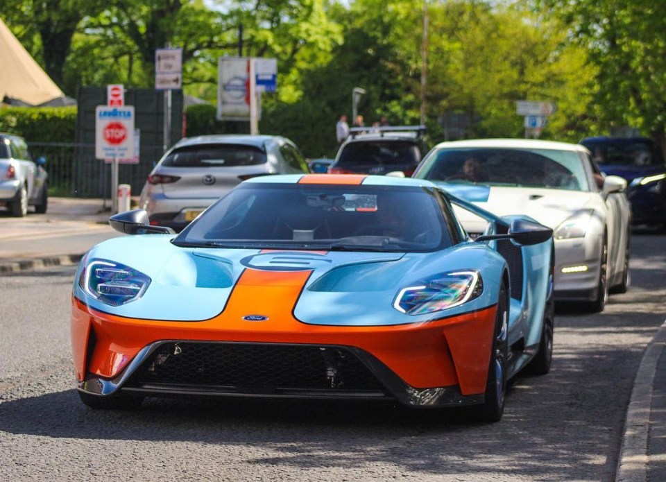 Supercars are a common sight in the 'Golden Triangle'