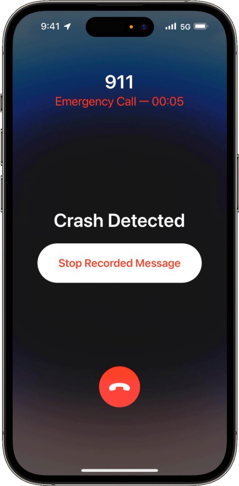 If you're unable to respond to the alert, Car Crash Detection will automatically call emergency services