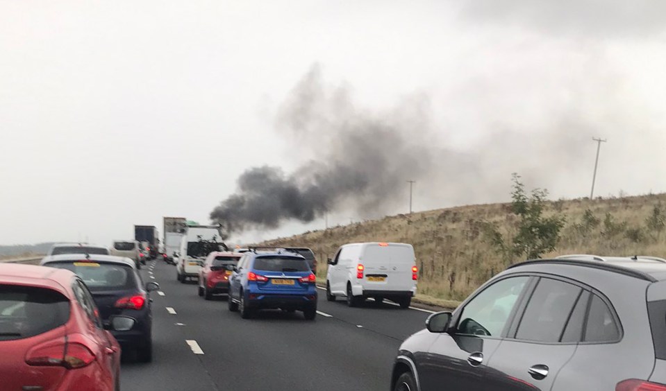 The horror crash which killed five people took place on the M6 northbound