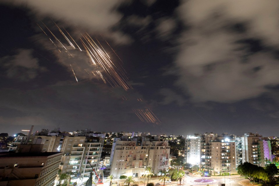 Israel’s Iron Dome in action on Tuesday