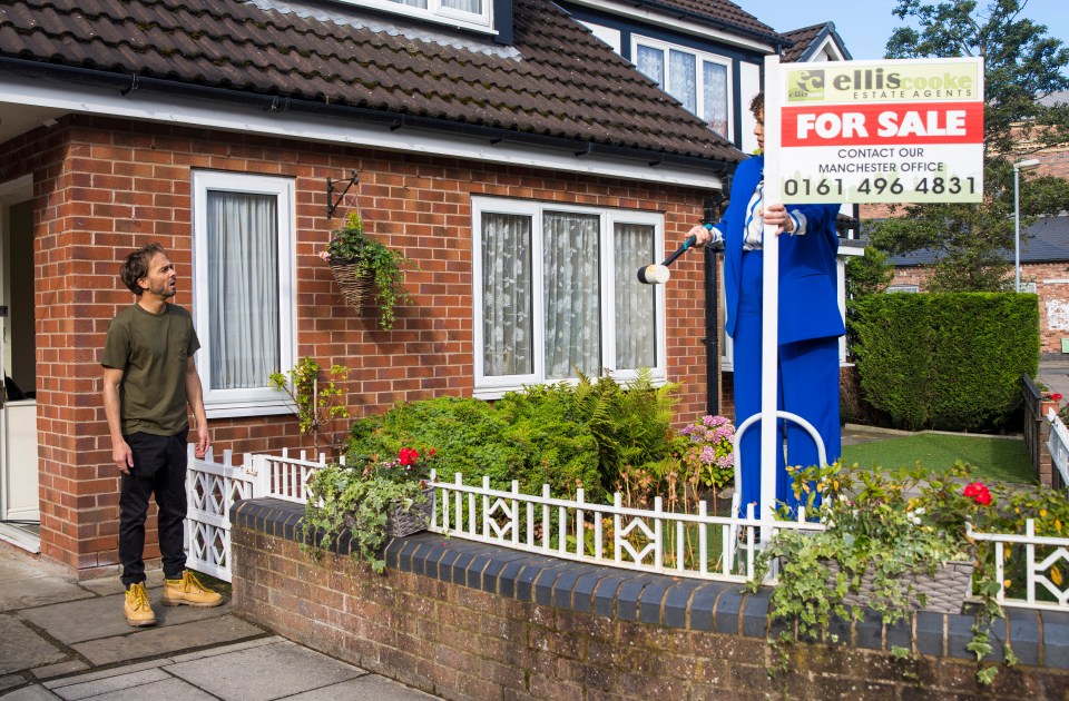 David was previously shocked when the house went up for sale