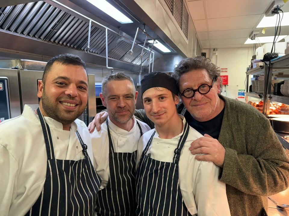 Marco toured the kitchen and met the chefs at The Farmer's Dog