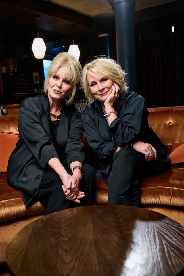 She stars alongside her close friend Joanna Lumley