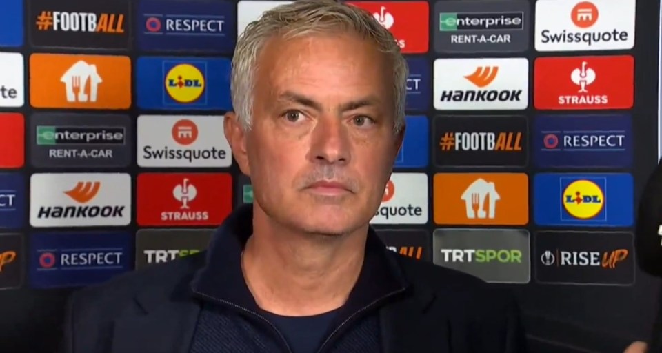 Jose Mourinho was in a fiery mood after the game