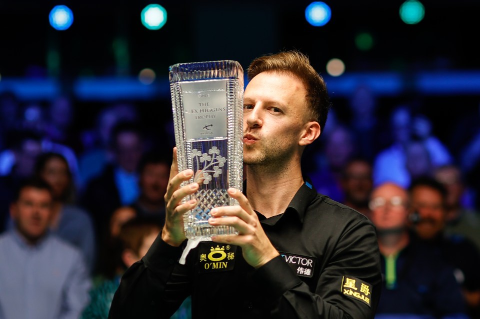 Judd Trump will defend his crown against Kyren Wilson