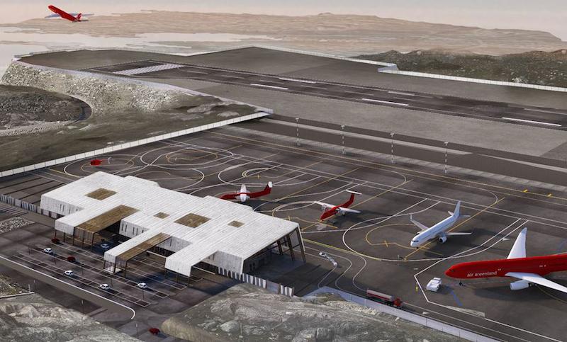 It is just one of three new airports opening in Greenland