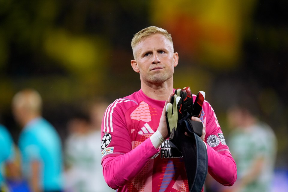 Celtic keeper Kasper Schmeichel conceded seven goals