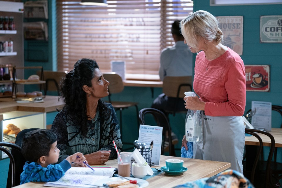 As Eve leaves Walford temporarily, Kathy is worried when she sees Suki and Nish playing happy families