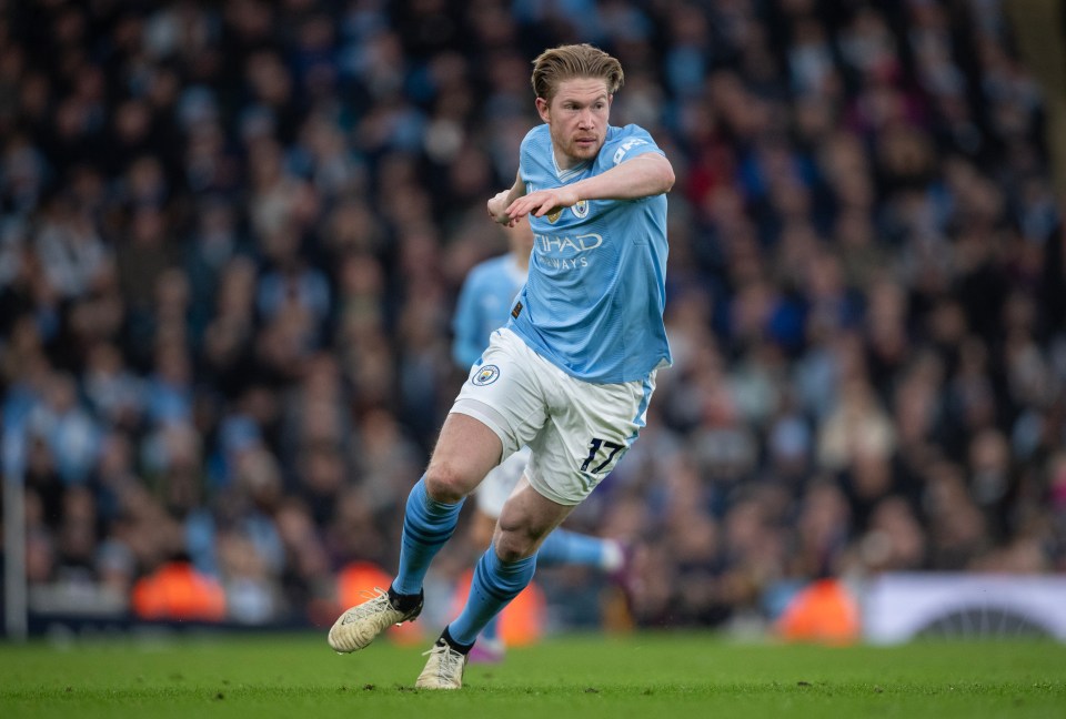 De Bruyne's contract with Man City runs out in June