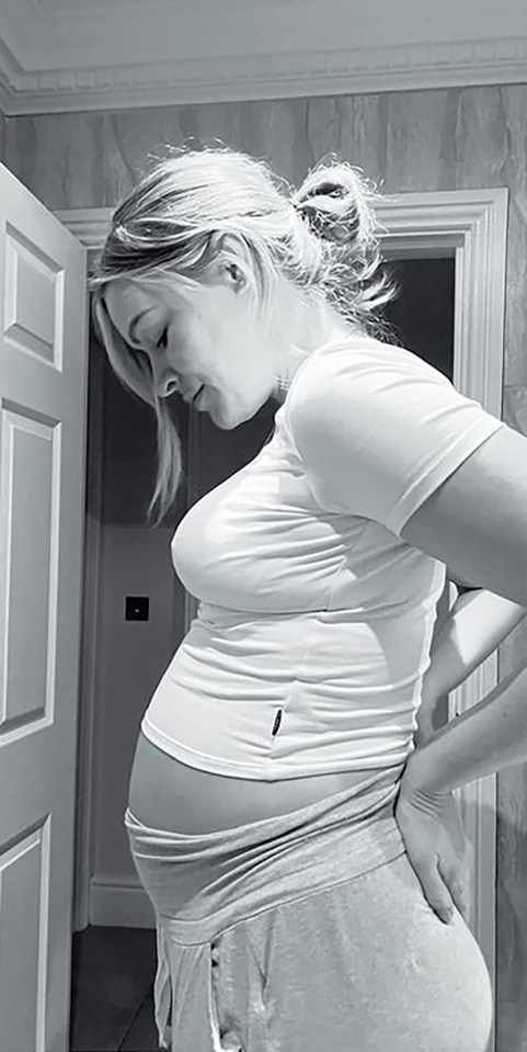 Laura Woods showed off her growing baby bump on Instagram