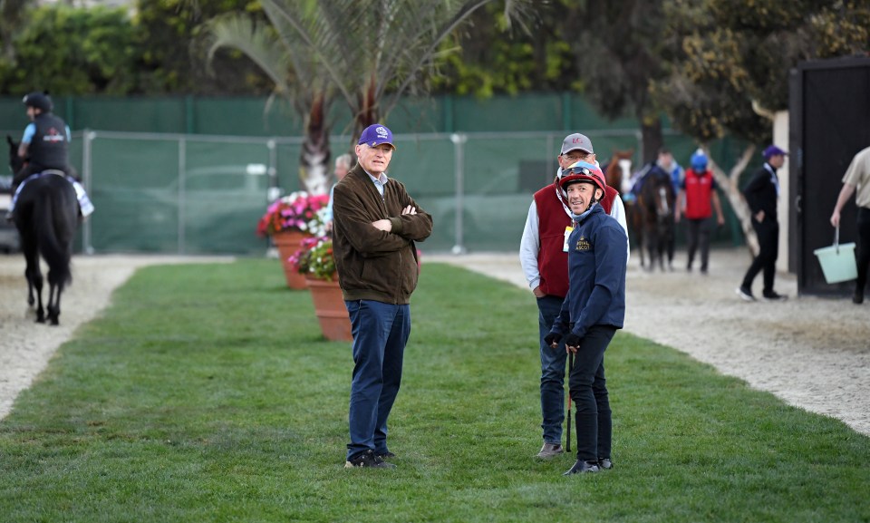 Frankie Dettori and John Gosden were reunited at Del Mar