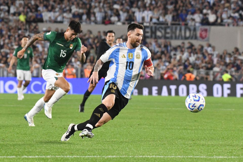 Messi put Argentina 1-0 up inside 19 minutes on Tuesday night