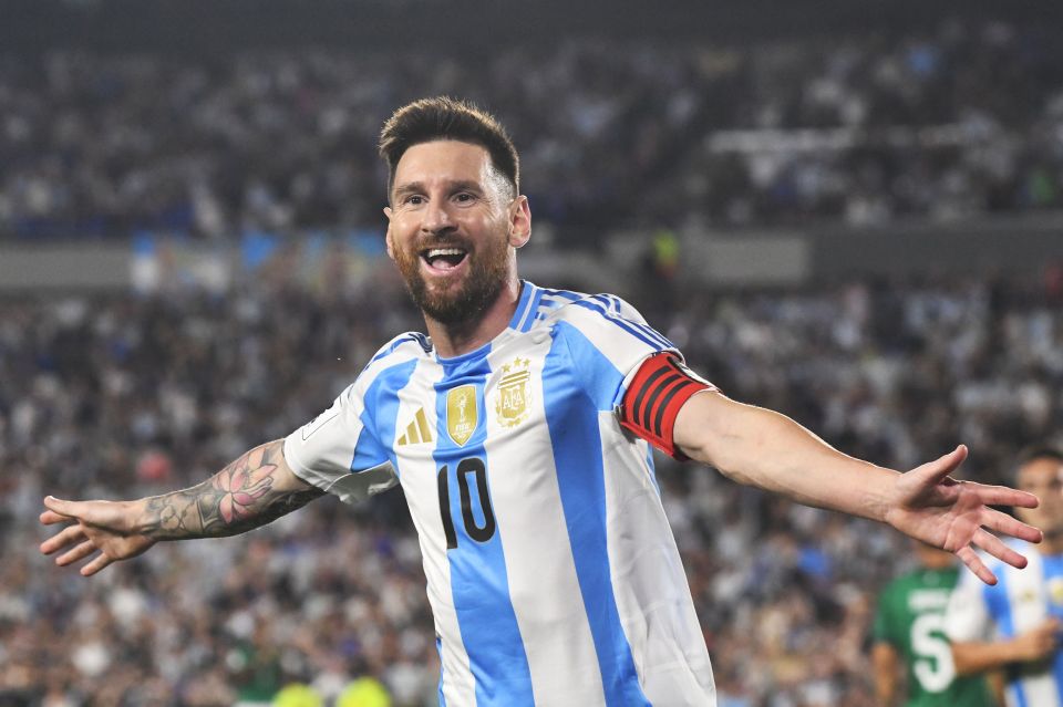 Lionel Messi scored THREE and provided two assists against Bolivia in Argentina