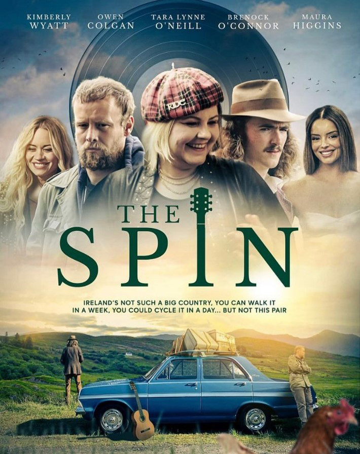 a poster for a movie called the spin