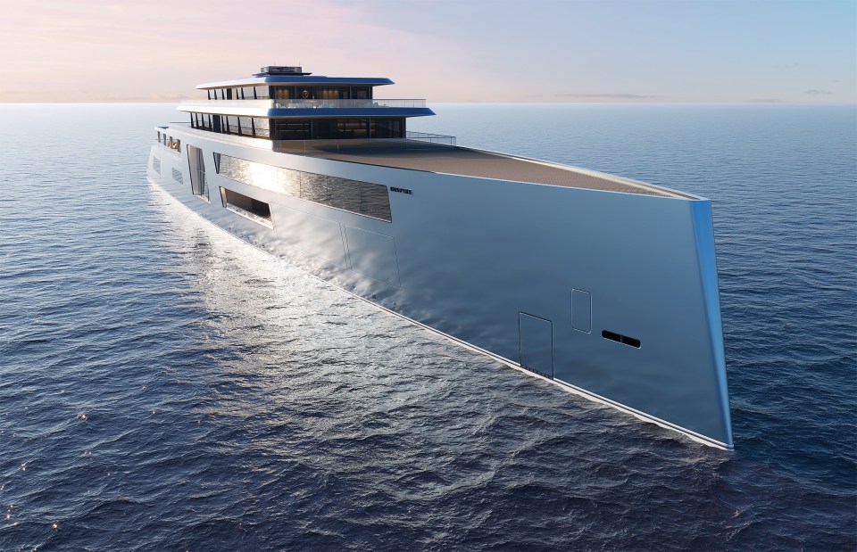 Plans for an incredible real-life Bond villain superyacht have been revealed