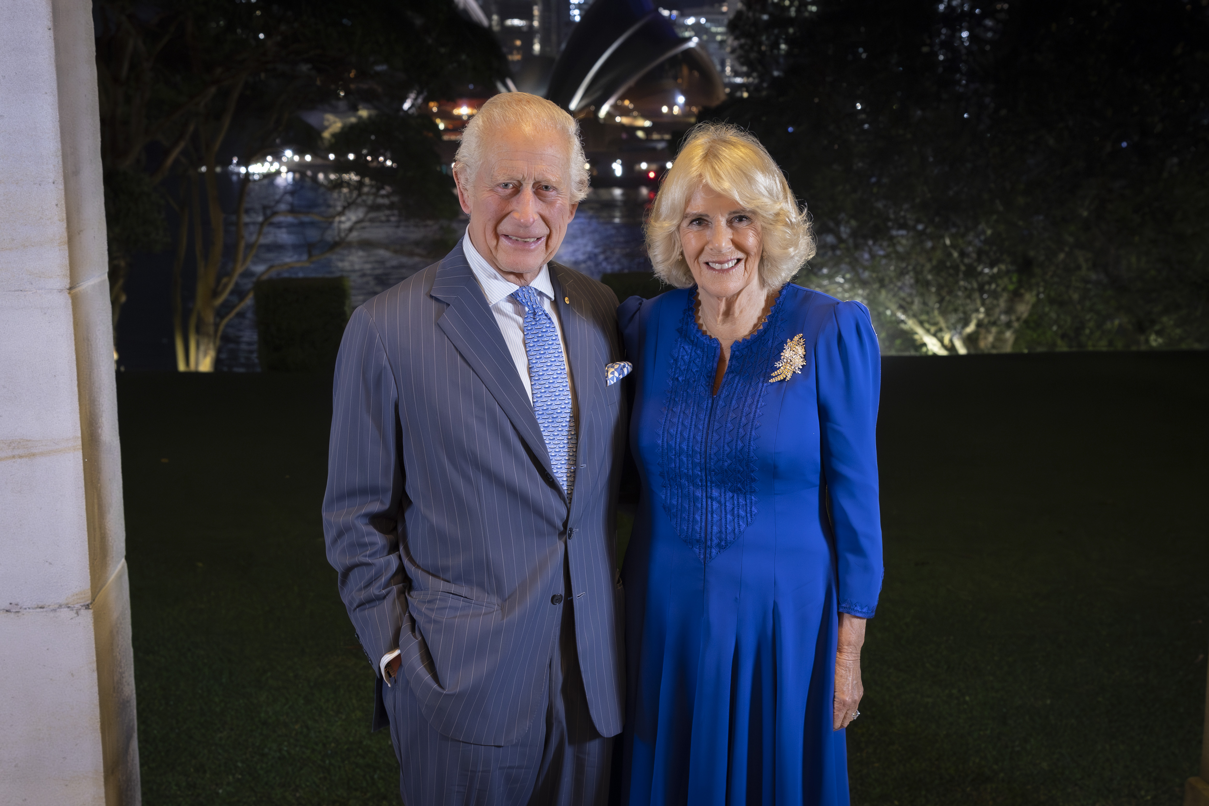 Jim hopes Charles, 75, and Queen Camilla, 77, will pay a visit to see it on their current tour Down Under, the royals above at Admiralty House in Sydney