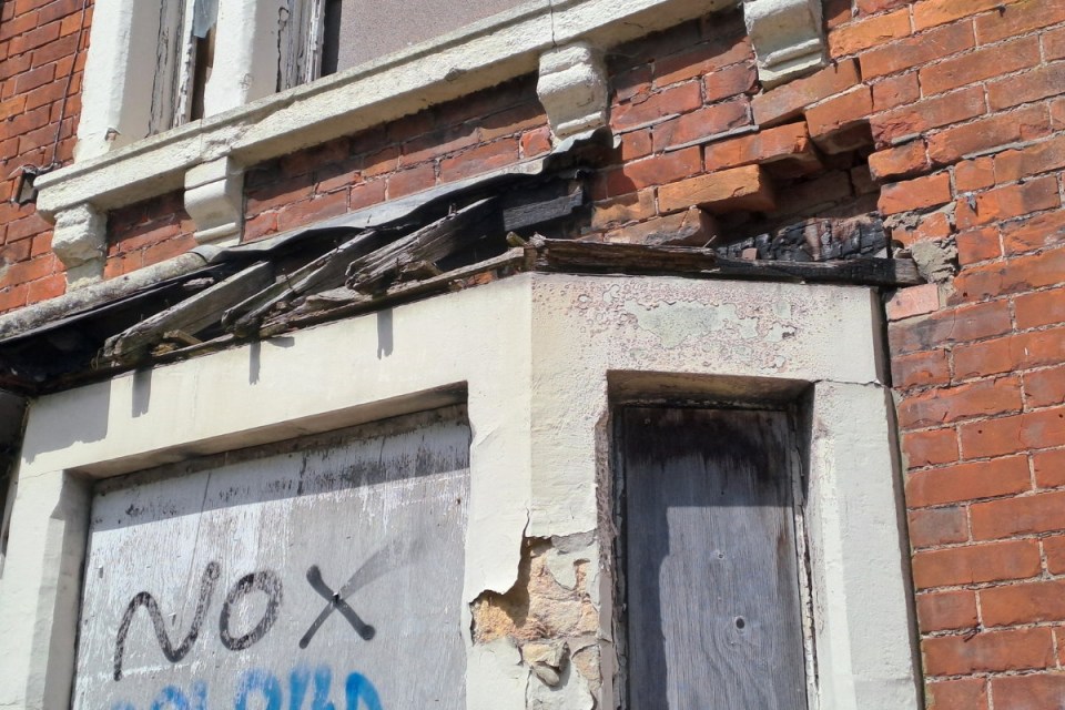 Locals are also calling for urgent repairs on the property