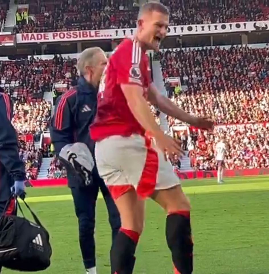 Man Utd's bench exploded after Brentford's controversial opener