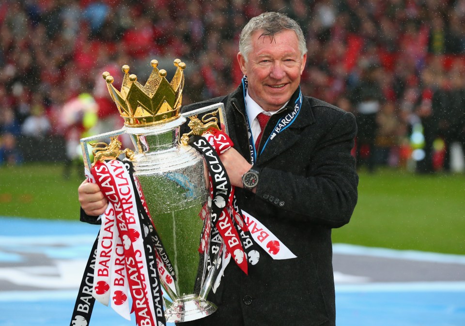 The rest is history with Sir Alex going on to win 13 titles