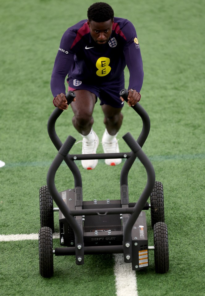 a man in a purple shirt with the number 8 on it