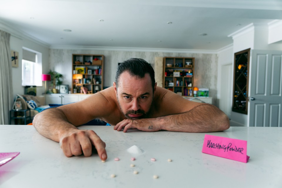 Danny Dyer, pictured in Marching Powder' almost missed out on his part in Noughties film The Football Factory because he was being a 'doughnut'