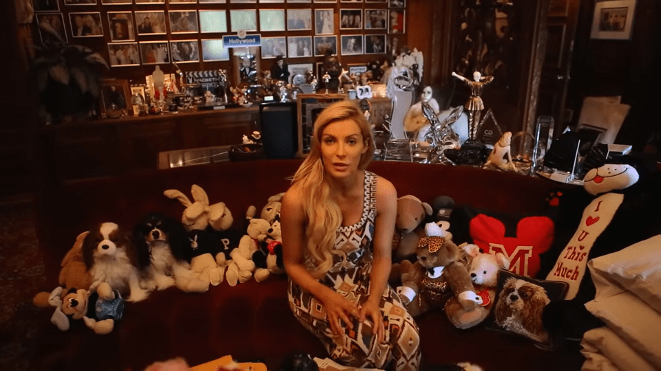 The pair shared a messy room filled with teddies and trinkets