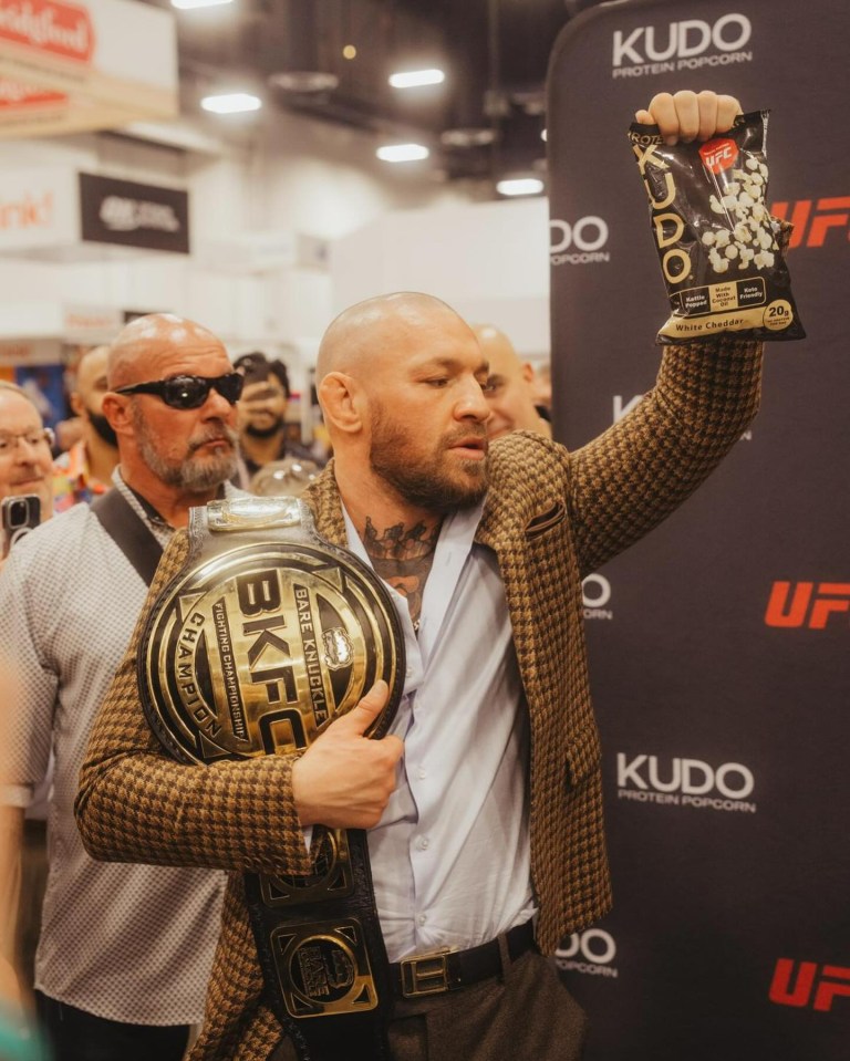 Conor McGregor launched a new line of popcorn