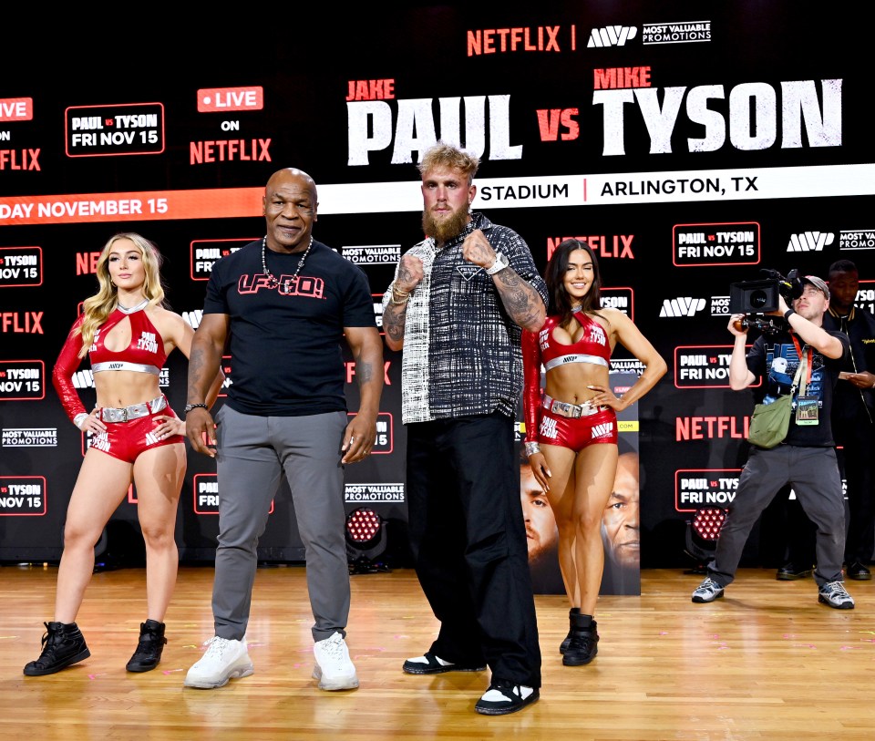 Mike Tyson faces Jake Paul on November 15