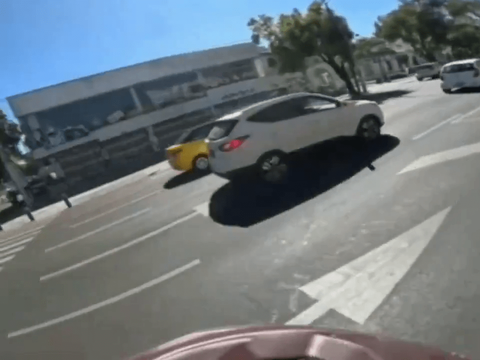 A driver provoked debate online after a violent road rage clash