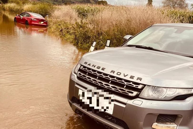 Terrified Chris did not know his location as water rose inside his vehicle - until he remembered the What3Words app Evans recommended