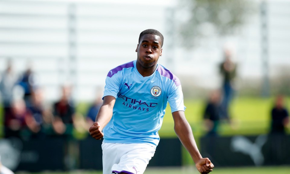 Gittens joined Man City's academy from Reading aged 15