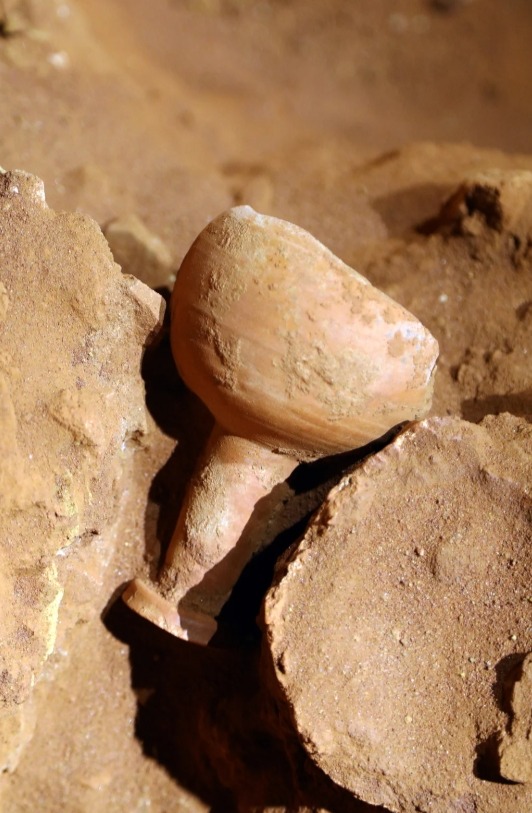 A cup was found at the site resembling a chalice