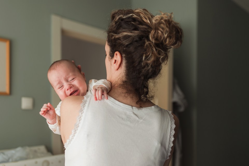 The mum-of-two recalled the difficult time she had with her first-born while her husband would go on cycling trips (stock image)