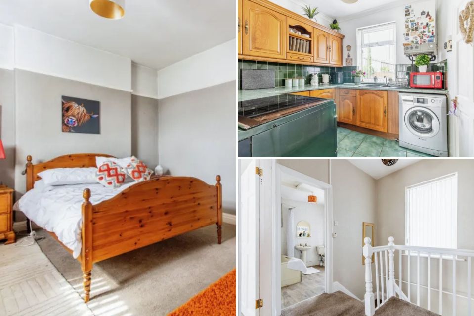 This home is bright and located close to transport links.