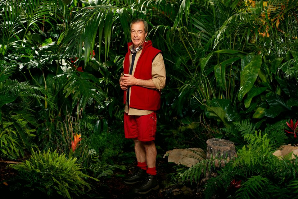 Former UKIP leader Nigel Farage won over majority of the British public during his stint in I'm A Celebrity