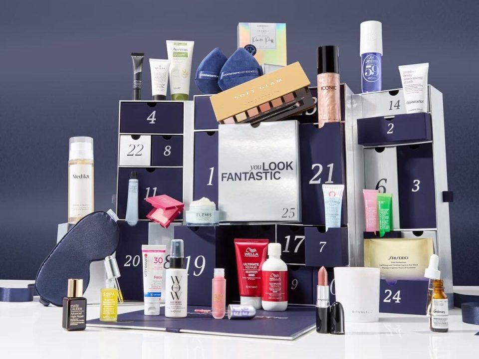 The LookFantastic Iconic Beauty Advent Calendar, offering £565 worth of top-tier beauty products for just £100