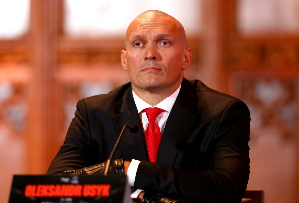 Usyk came dressed as agent 47 from the Hitman video game