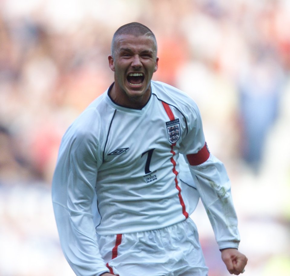 David Beckham's goal against Greece has gone down in history