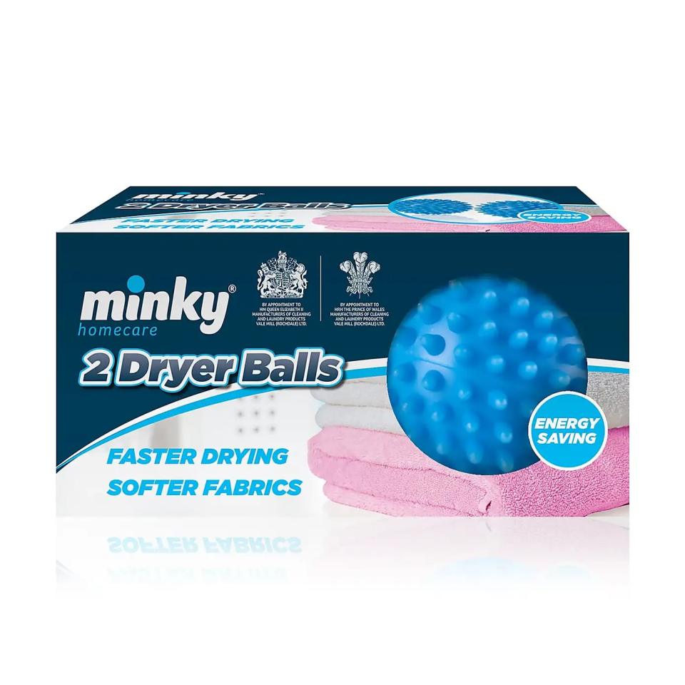 These Minky Dryer Balls are designed to gently massage the fibres of your clothes, leaving them free from static cling