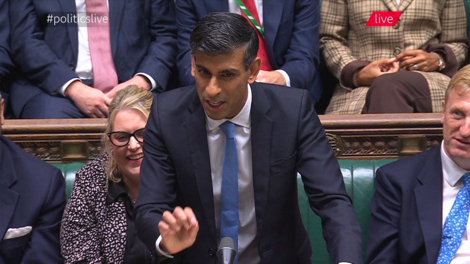 Rishi Sunak grills the Prime Minister on his manifesto pledge at PMQs